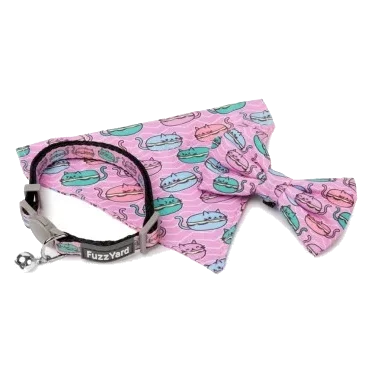 Collier pour chat avec nœud papillon FuzzYard Meowcarons