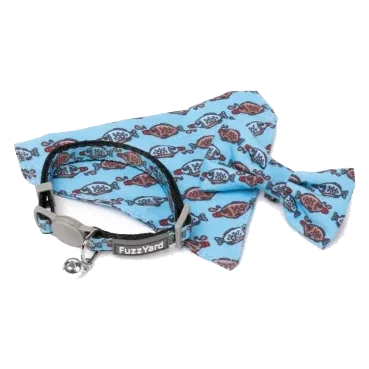 Collier pour chat avec nœud papillon FuzzYard Soy Sauce Fish