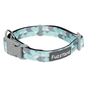 Collier pour chien en néoprène rembourré FuzzYard Mint Fizz