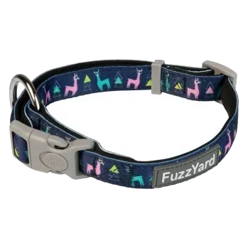 Collier pour chien en néoprène FuzzYard No Probllama, taille L
