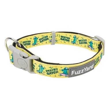 Collier pour chien FuzzYard Sk8ter Gator en néoprène