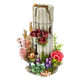 Colonne en pierre avec plantes décoration aquarium
