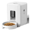 Distributeur croquettes chat blanc avec WiFi et minuterie