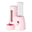 Distributeur de nourriture et d'eau 2 en 1 pour hamster rose