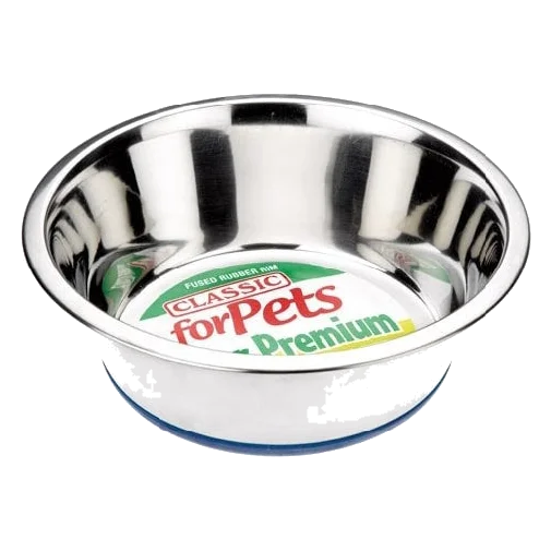 Gamelle chien inox antidérapante Classic, 240 à 4000 ml