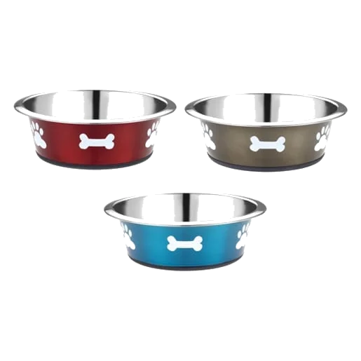 Gamelle chien en inox Classic Posh Paws, 900 à 2500 ml