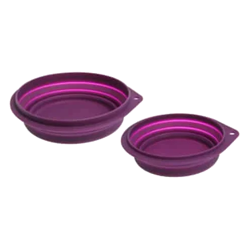 Gamelle pour chien en silicone, 500 et 1000 ml