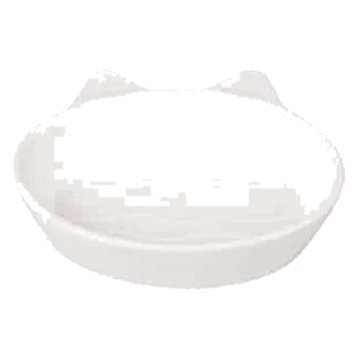 Gamelle chat Gizmo en céramique blanche, 13 cm