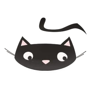Gamelle chat Guus en céramique blanche, 12,7 cm