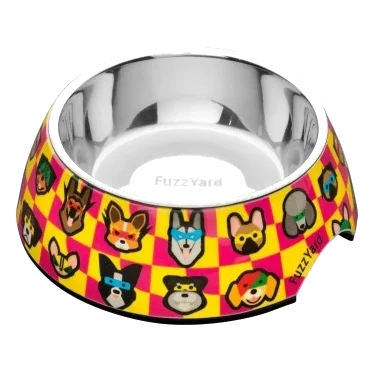 Gamelle antidérapante pour chien FuzzYard Doggoforce en inox 810 ml