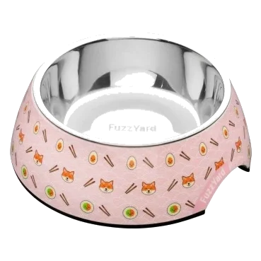 Gamelle chien antidérapante FuzzYard SuShiba en inox 810 ml