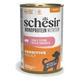 Pâtée chien adulte Schesir Monoprotein porc, boîte 400 g
