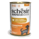 Pâtée chien adulte Schesir Monoprotein dinde, boîte 400 g