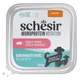 Pâtée chiot Schesir Monoprotein Puppy porc, barquette 150 g