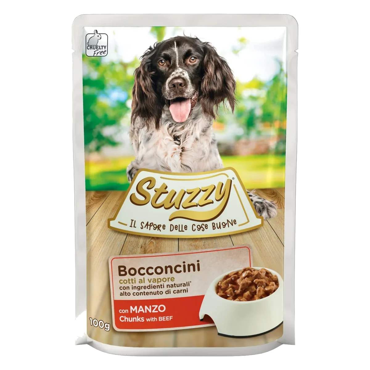 Pâtée pour chien Stuzzy au bœuf, sachet de 100 g