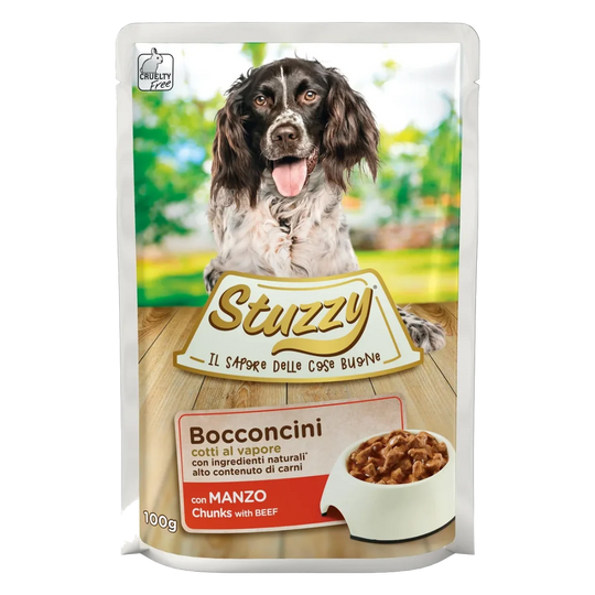 Pâtée pour chien Stuzzy au bœuf, sachet de 100 g