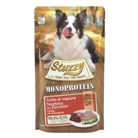 Pâtée chien Stuzzy Monoprotein dinde et courgette, sachet 150 g