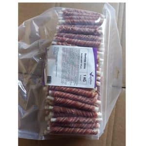 Bâtonnets au lapin pour chien, 12 cm, 1 kg