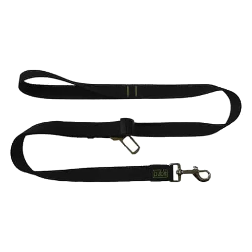 Laisse chien Bub's Duo balade et voiture, réglable de 100 à 160 cm