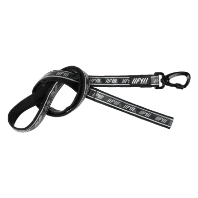 Laisse pour chien en néoprène FuzzYard FY Active noir