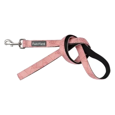 Laisse pour chien FuzzYard Thornbury Brick Red en néoprène rembourré
