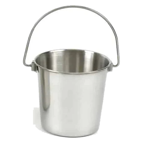 Seau abreuvoir en inox Classic T1 pour chien, 1800 ml