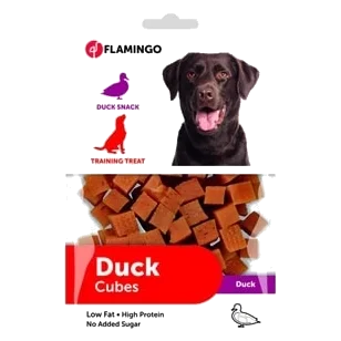 Cubes de canard pour chien, 85 g