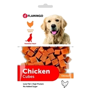 Cubes de poulet pour chien, 85 g