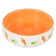 Gamelle Ibo en céramique orange pour rongeurs, 8,5 cm