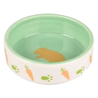 Gamelle Iggy en céramique orange pour rongeurs, 8,5 cm