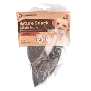 Corne de buffle pour chien Flamingo, 2 morceaux