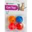 Blister de 4 balles à grelot pour chat