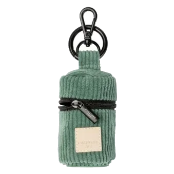 Distributeur de sacs à crottes en velours côtelé FuzzYard Life Myrtle Green