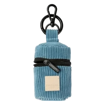 Distributeur de sacs à crottes en velours côtelé FuzzYard Life French Blue