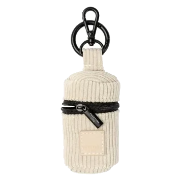 Distributeur de sacs à crottes en velours côtelé FuzzYard Life Sandstone