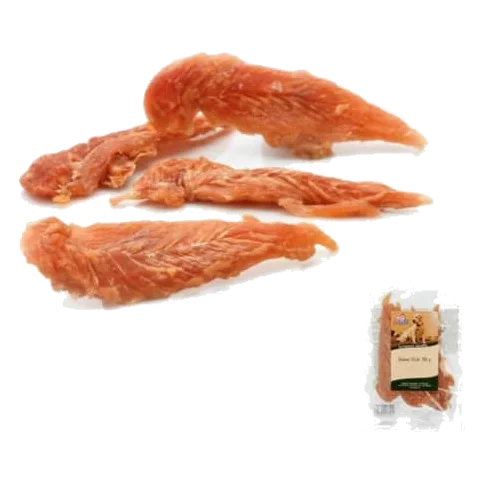 Filet de blanc de poulet séché à l'air pour chien