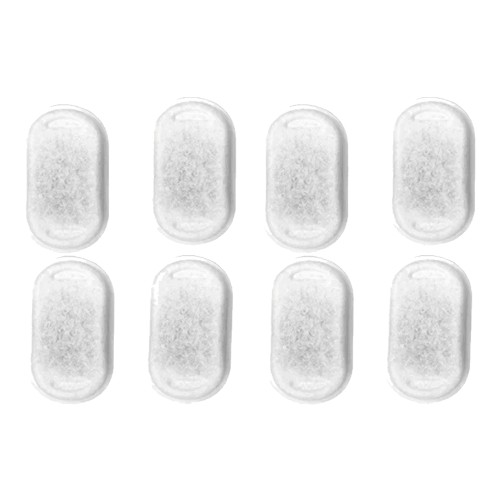 8 filtres de rechange pour fontaine à eau chat 2,2 L