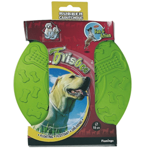 Frisbee en caoutchouc pour chien