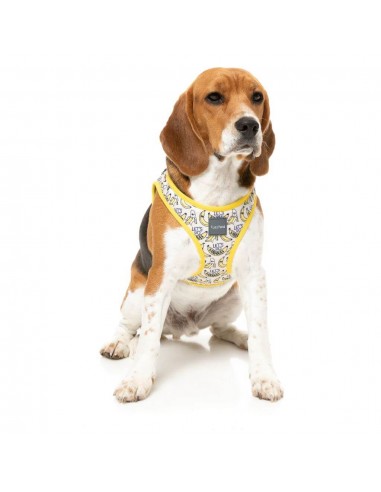 Harnais step-in pour chien FuzzYard Go Bananas respirant et réfléchissant