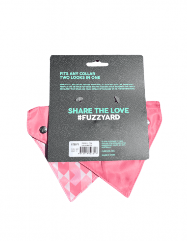 Bandana réversible pour chien FuzzYard Pink Lemonade S/M