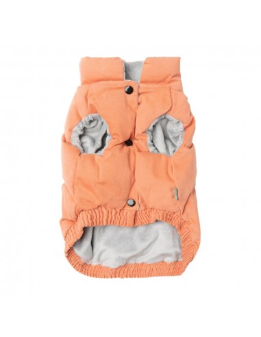 Manteau matelassé en coton pour chien FuzzYard Ashbury pêche