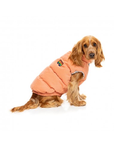 Manteau matelassé en coton pour chien FuzzYard Ashbury pêche