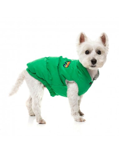 Manteau matelassé en coton pour chien FuzzYard Ashbury vert