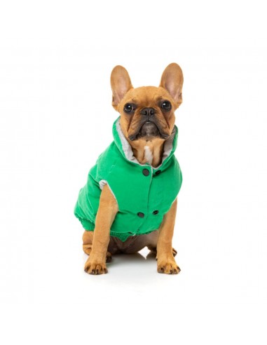 Manteau matelassé en coton pour chien FuzzYard Ashbury vert