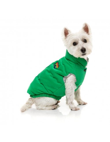 Manteau matelassé en coton pour chien FuzzYard Ashbury vert