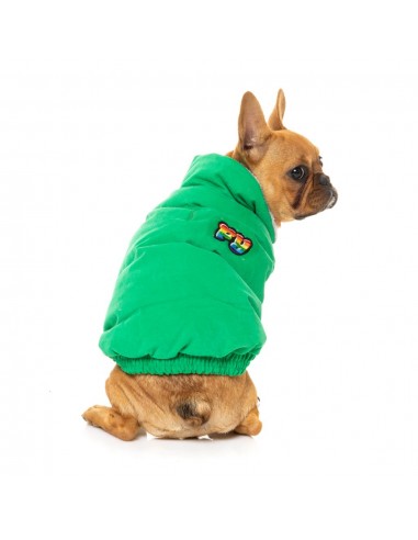 Manteau matelassé en coton pour chien FuzzYard Ashbury vert