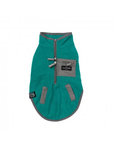 Gilet sherpa pour chien FuzzYard Fitzroy vert