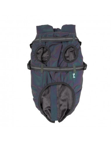 Manteau réfléchissant avec harnais pour chien FuzzYard Flash
