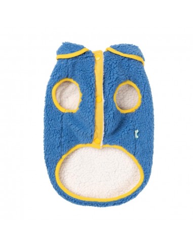 Manteau sherpa pour chien FuzzYard Hana bleu