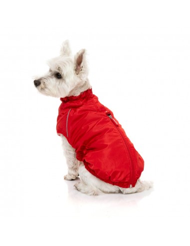 Veste réfléchissante pour chien FuzzYard Space rouge